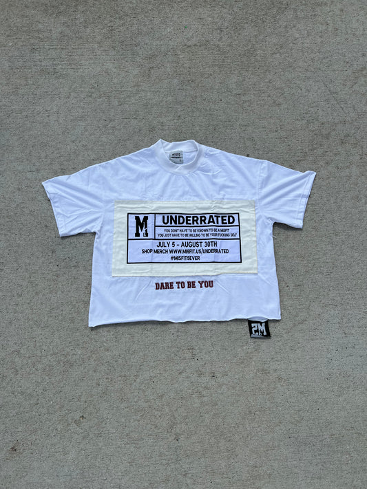 "UNDERRATED" MISFIT BOXY TEE